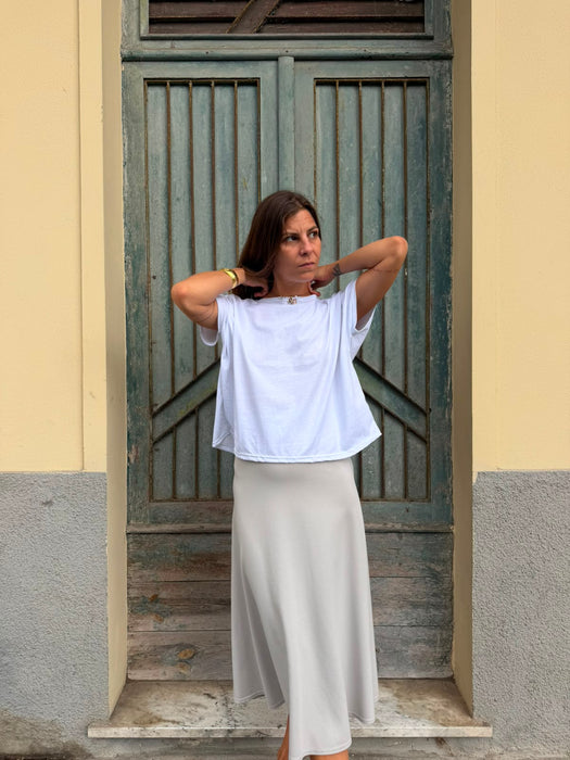 T-shirt Scatoletta bianca