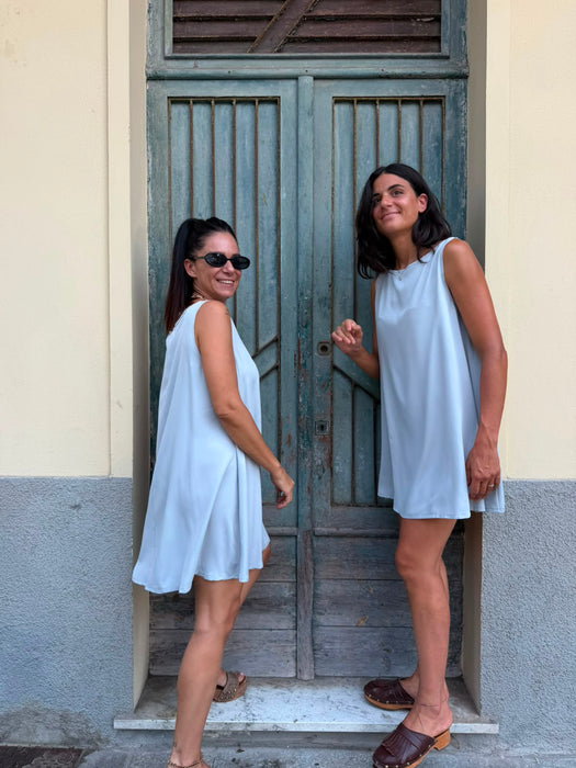 Abito Michele in viscosa ghiaccio