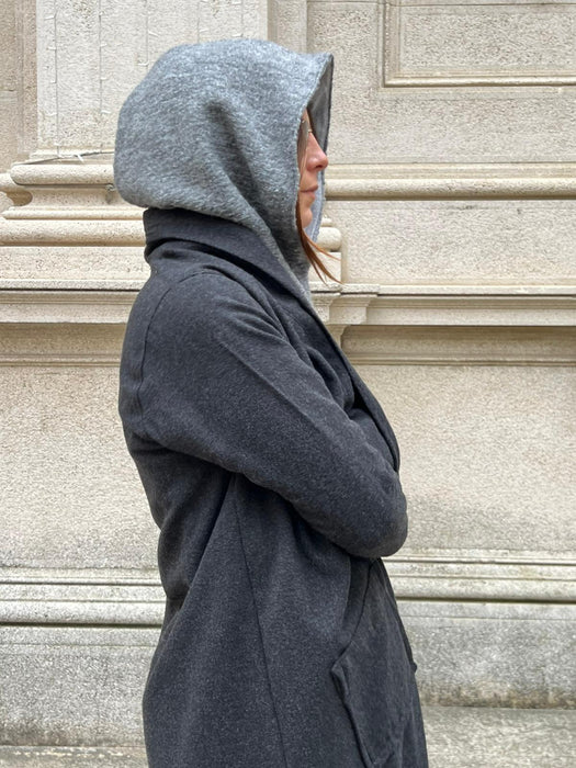 Balaclava double grigio