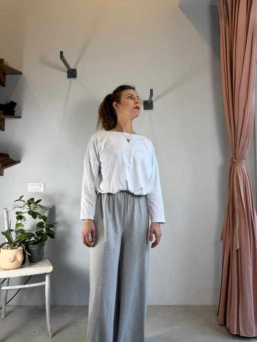 Pantaloni Corrado grigio chiaro mélange