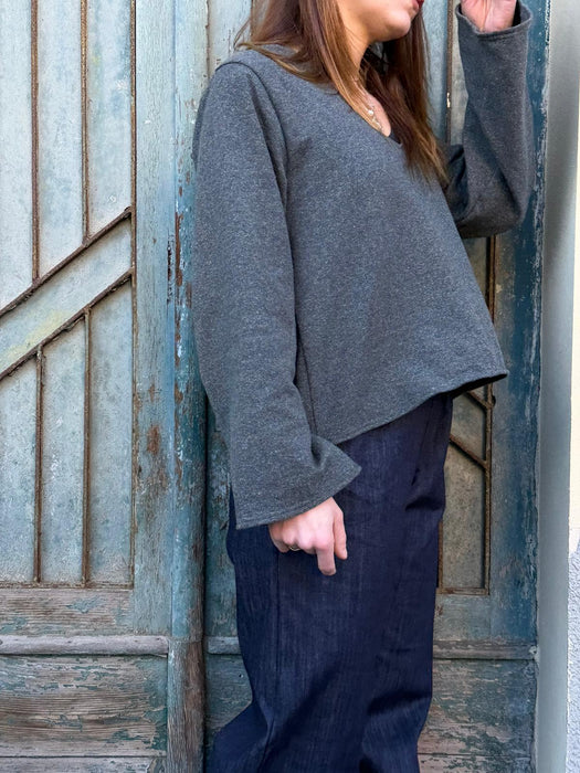 Maglia Frida verde/grigio