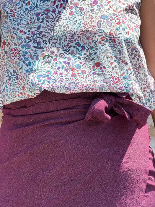 Top Filomena a fiorellini colorati
