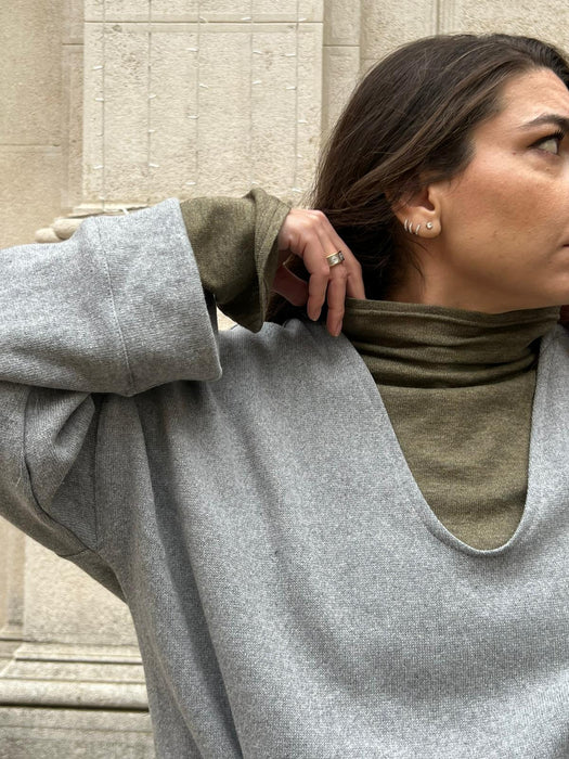 Maglione Amedeo grigio chiaro