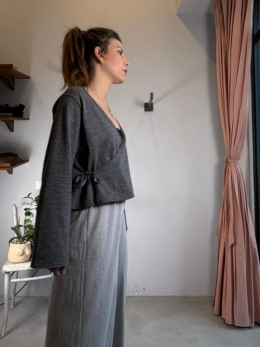 Pantaloni Corrado grigio chiaro mélange