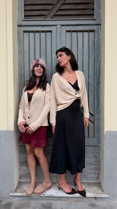 Cardigan Rebecca beige/sabbia