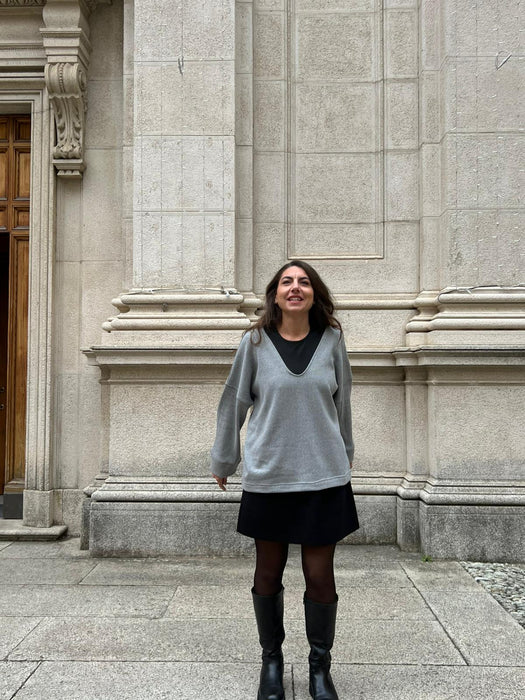 Maglione Amedeo grigio chiaro