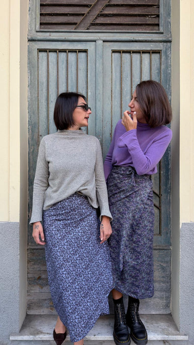 Maglia Nicole in lana grigio chiaro
