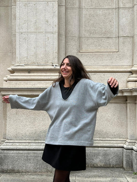 Maglione Amedeo grigio chiaro