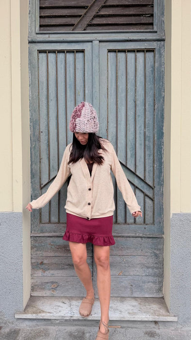 Cardigan Rebecca beige/sabbia