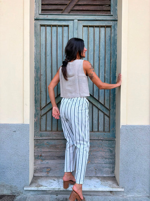 Pantaloni Asia a righe