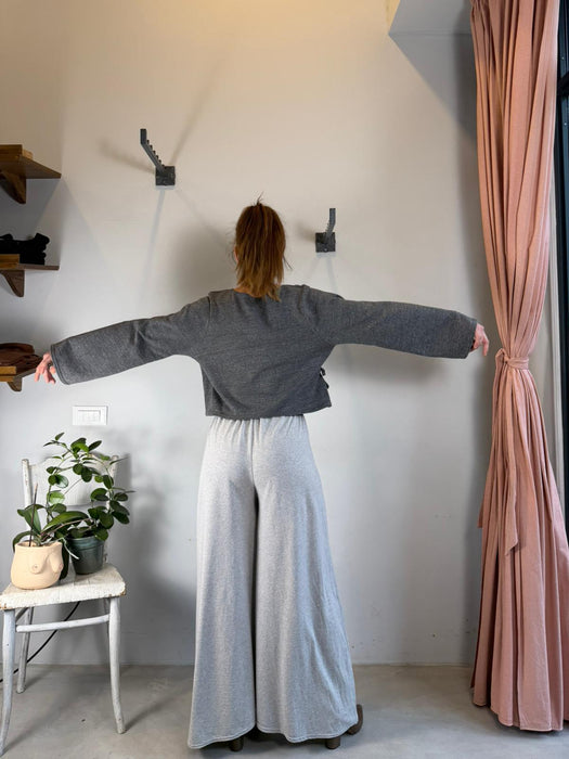 Pantaloni Corrado grigio chiaro mélange