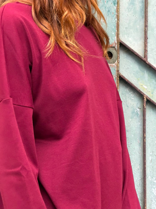 Maglia Carolina color bordeaux