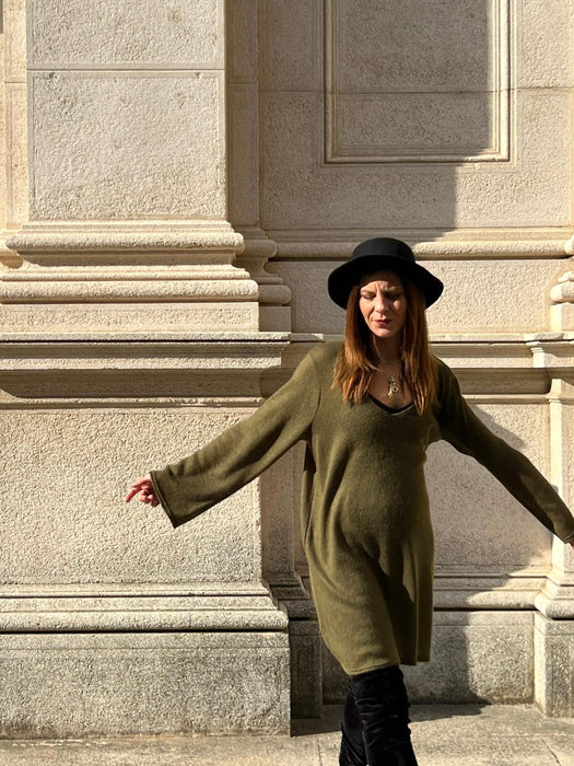 Abito Frida verde militare