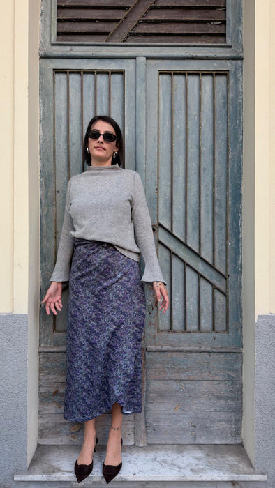 Maglia Nicole in lana grigio chiaro