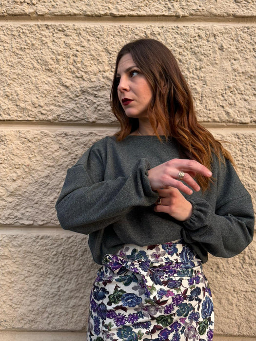 Maglia Vittorio verde/grigio