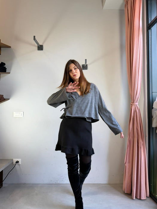 Gonna Tea in cotone nero