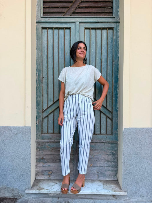 Pantaloni Asia a righe