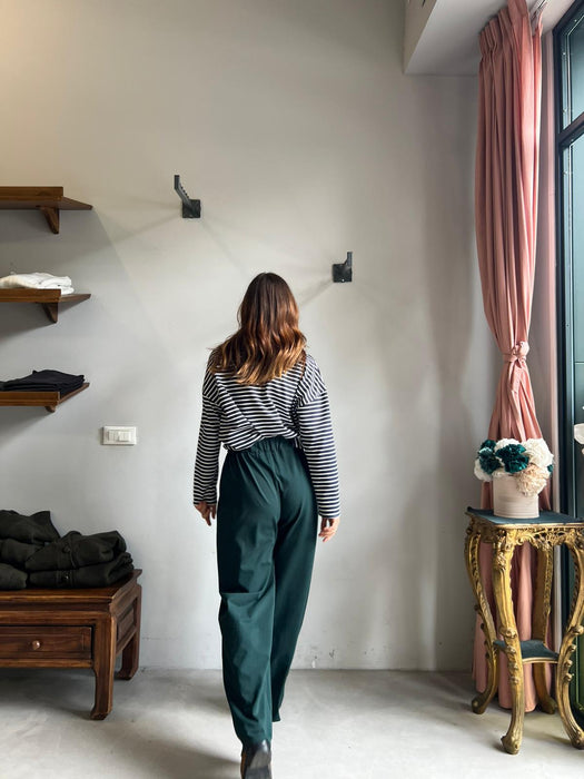 Pantaloni Mia verde bottiglia