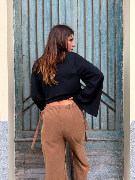 Maglia Alfredo in cotone nero