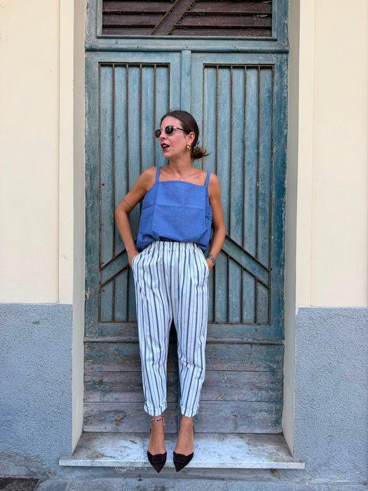 Pantaloni Asia a righe