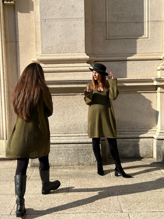 Abito Frida verde militare