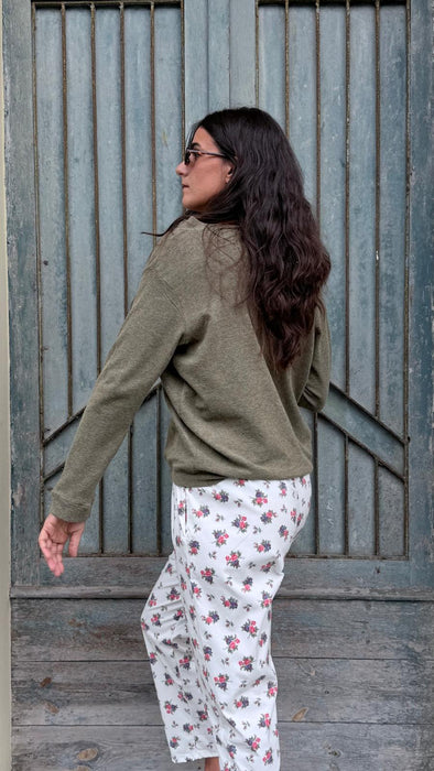 Cardigan Rebecca verde salvia