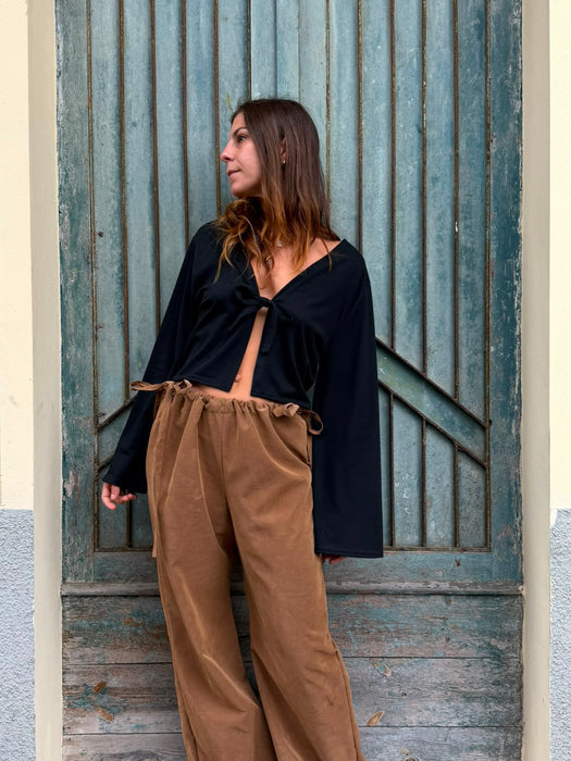Maglia Alfredo in cotone nero