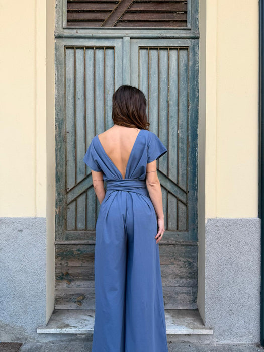 Tuta Magda azzurro polvere