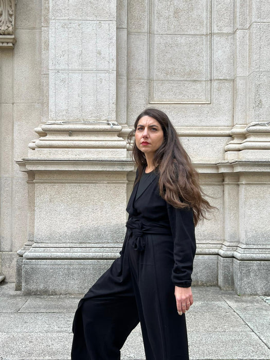 Tuta Magda a  manica lunga nera