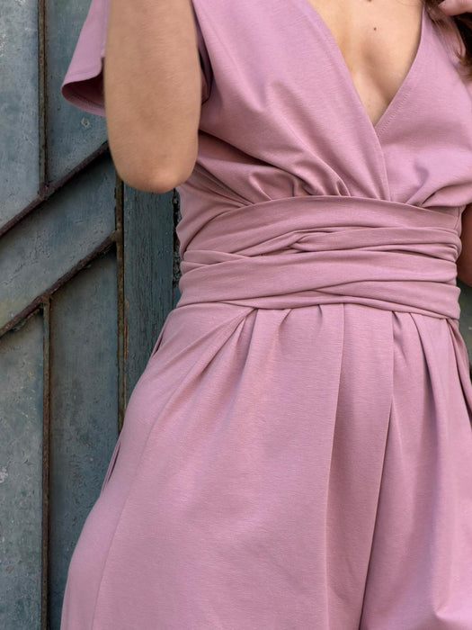 Tuta Magda rosa malva