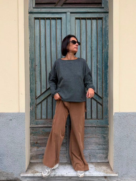 Maglia Vittorio verde/grigio