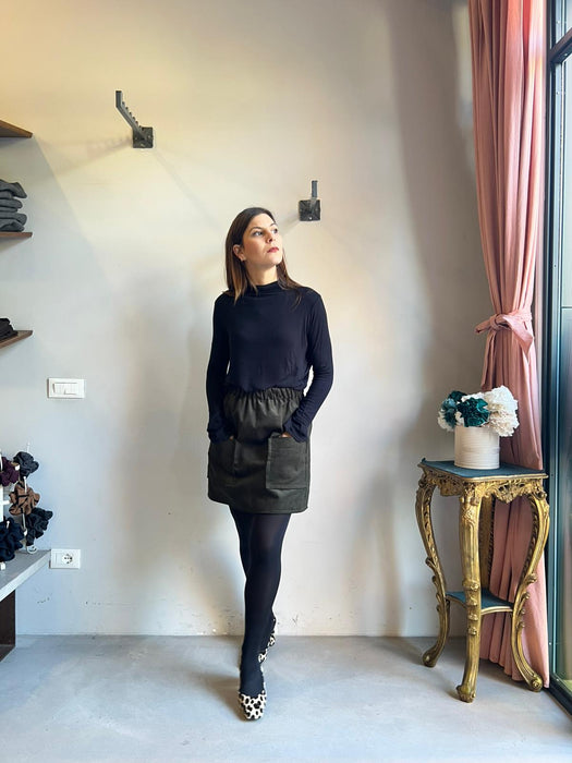 Gonna Luca in velluto verdone