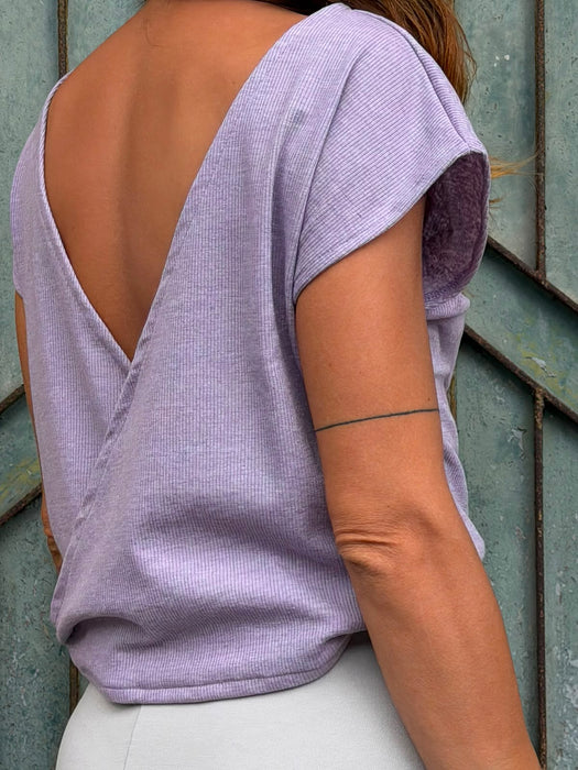 T-shirt Agnese lilla
