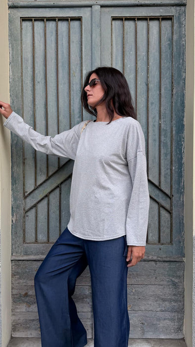Maglia Carolina in jersey grigio
