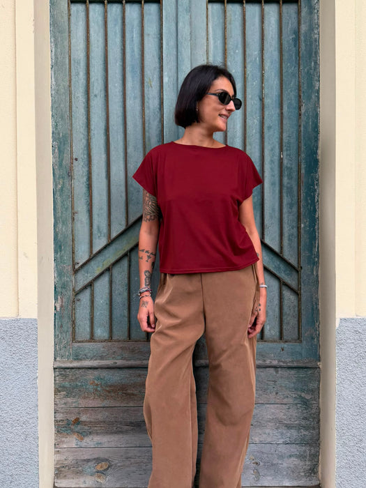 T-shirt Scatoletta rosso/mattone