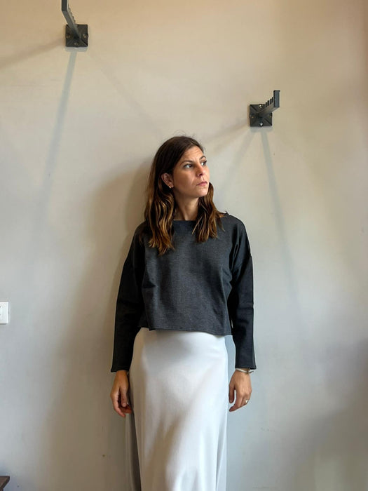 Gonna Costanza in punto Milano grigio perla