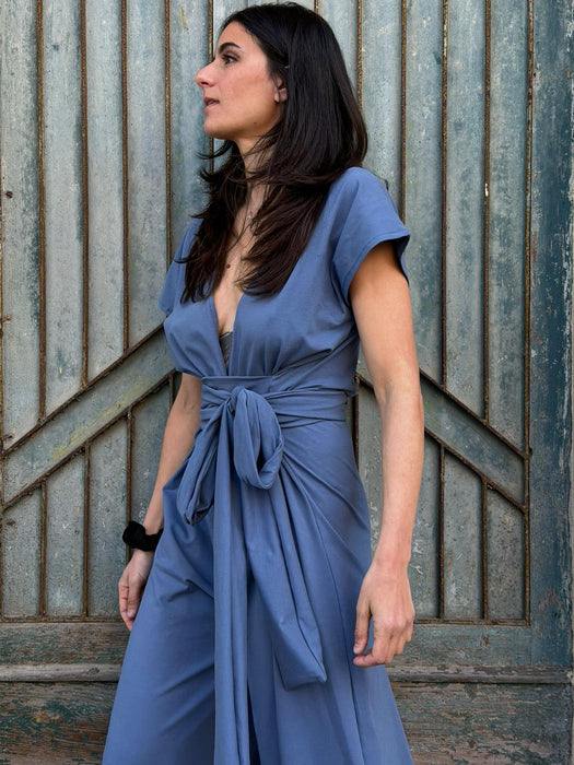 Tuta Magda azzurro polvere