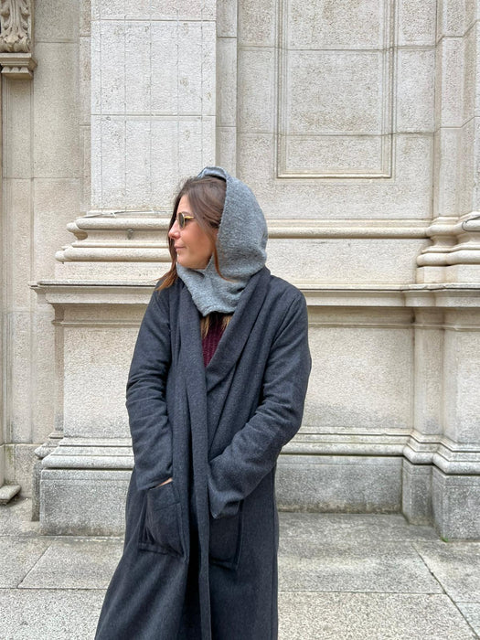 Balaclava double grigio