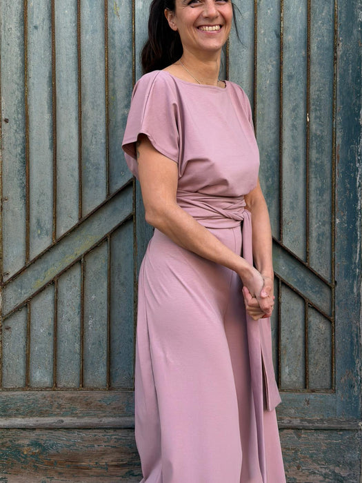 Tuta Magda rosa malva