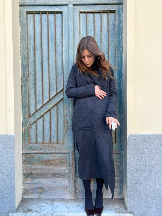 Cardigan Marinella lungo antracite
