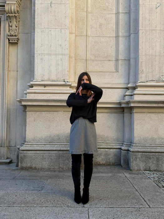 Gonna Tea grigio chiaro mélange