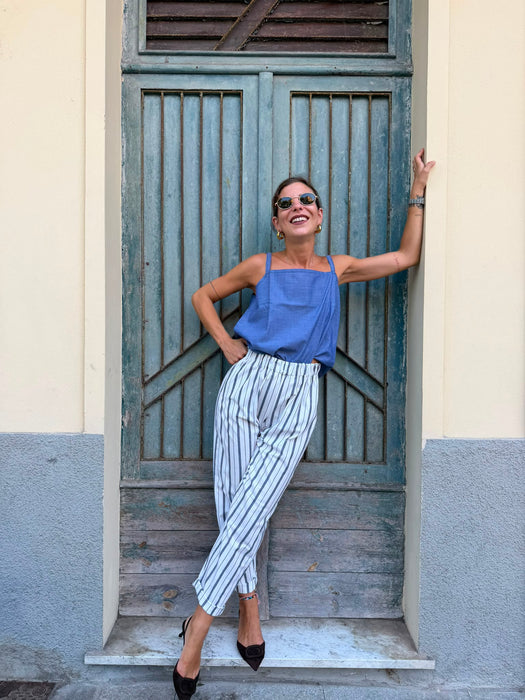 Pantaloni Asia a righe