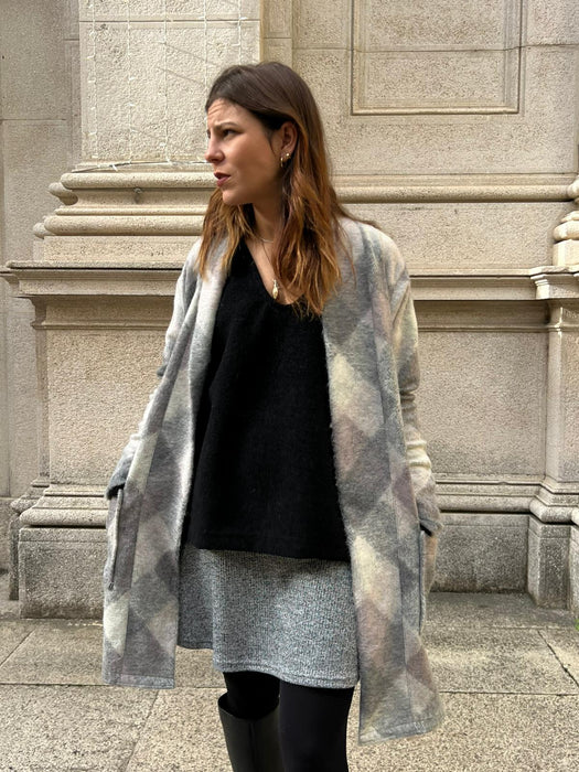 Capospalla Marinella midi a quadri