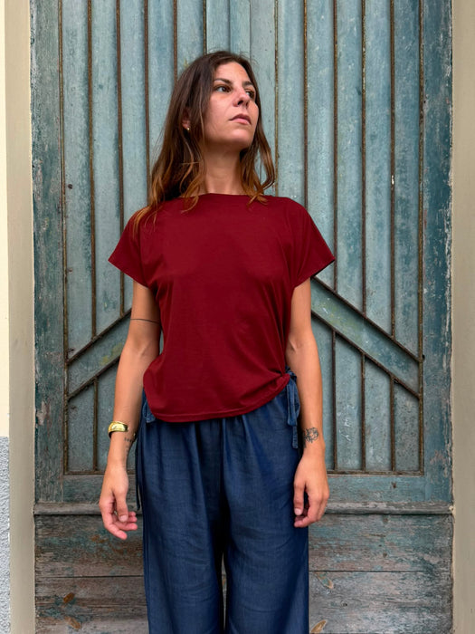 T-shirt Scatoletta rosso/mattone