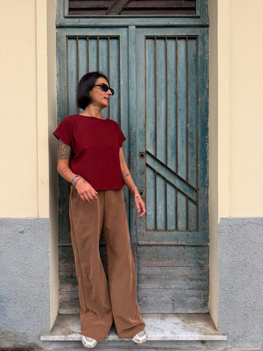 T-shirt Scatoletta rosso/mattone