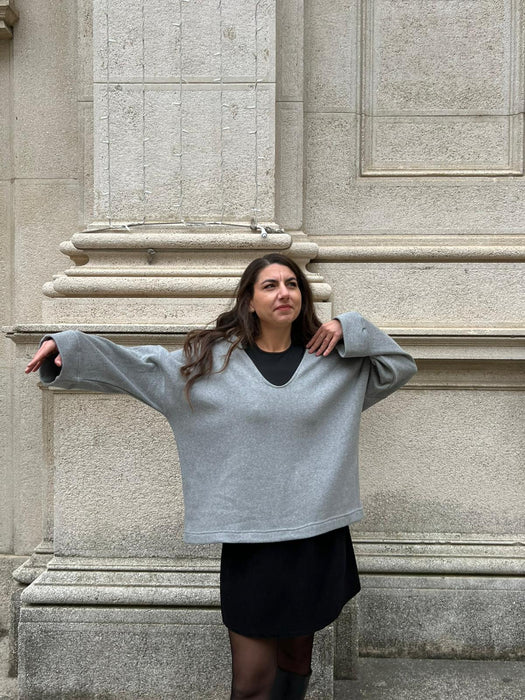 Maglione Amedeo grigio chiaro