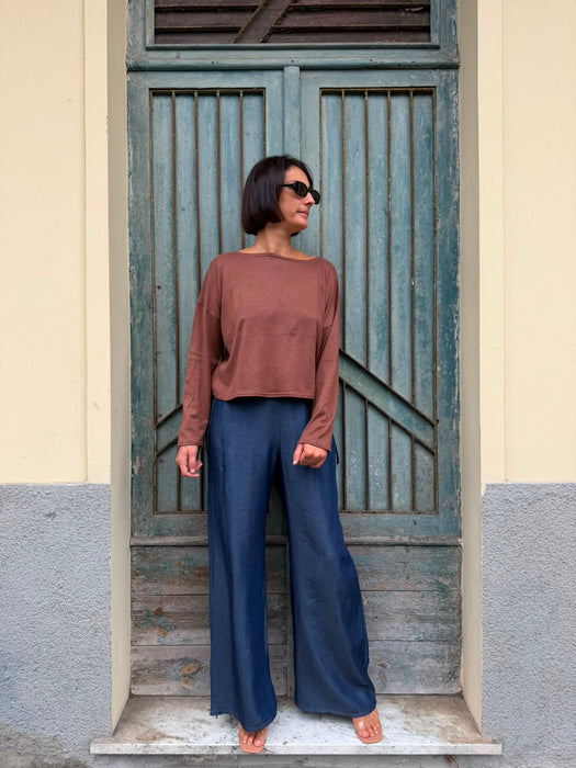Maglia Deborah in maglina color cammello