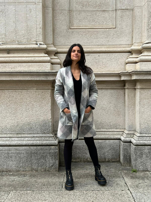 Capospalla Marinella midi a quadri