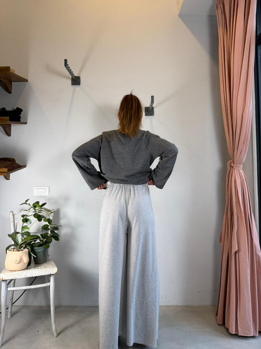 Pantaloni Corrado grigio chiaro mélange