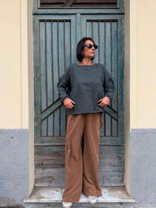 Maglia Vittorio verde/grigio